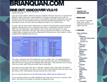 Tablet Screenshot of blog.brianquan.com